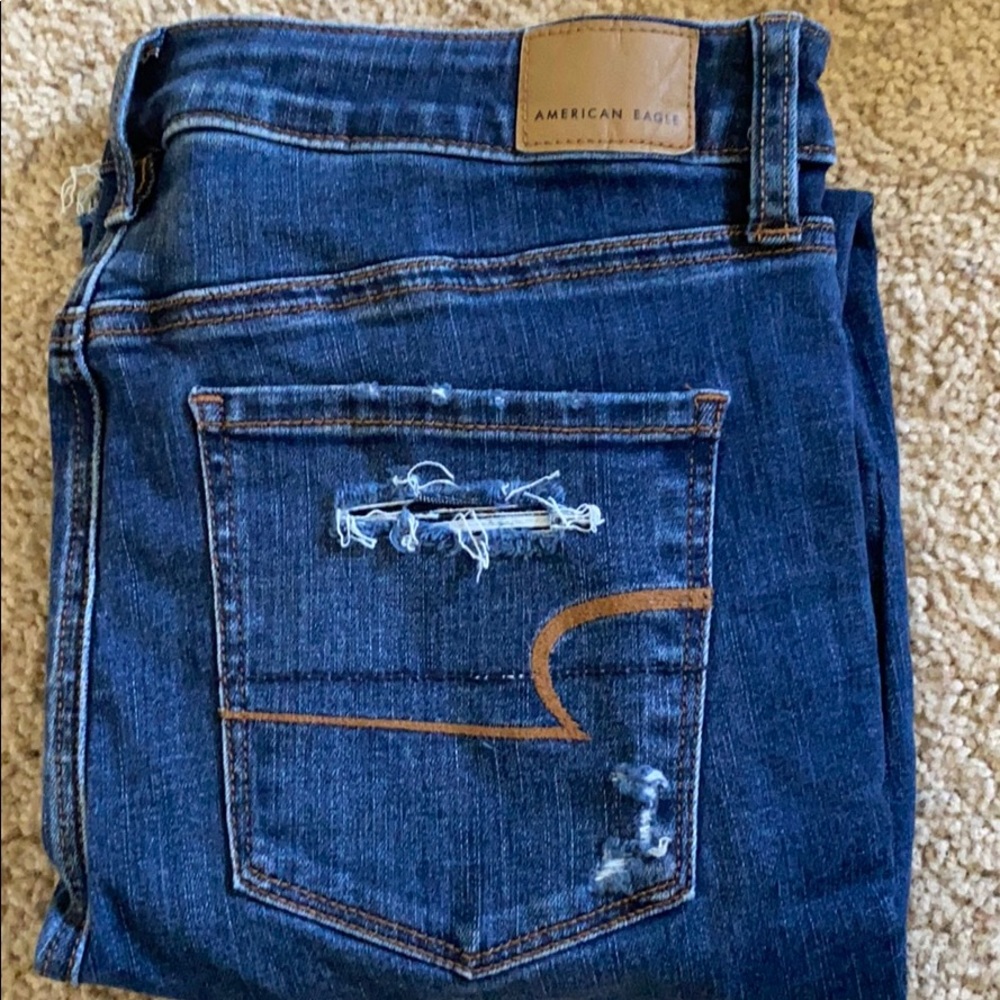 American Eagle new super high waisted jeggings